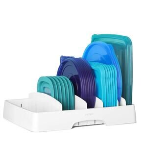 YouCopia Storealid Adjustable Food Lid Kitchen Cabinet Organizer Large 40 Lids